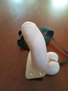 strapon vibrator voor in uw vagina met diverse trilstanden 16 x 4 cm 